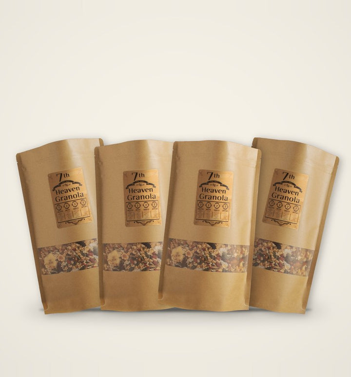 7th Heaven Granola 750g – Refill Bag 4 Pack
